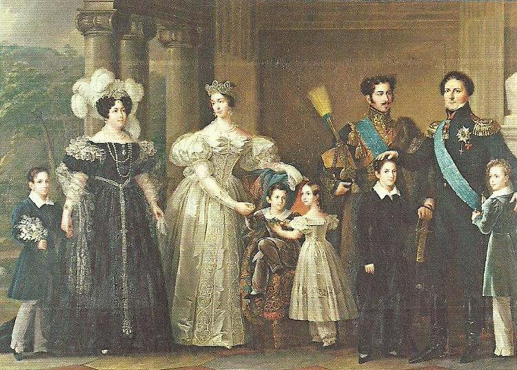 fredrik westin en stor familjeskara Spain oil painting art
